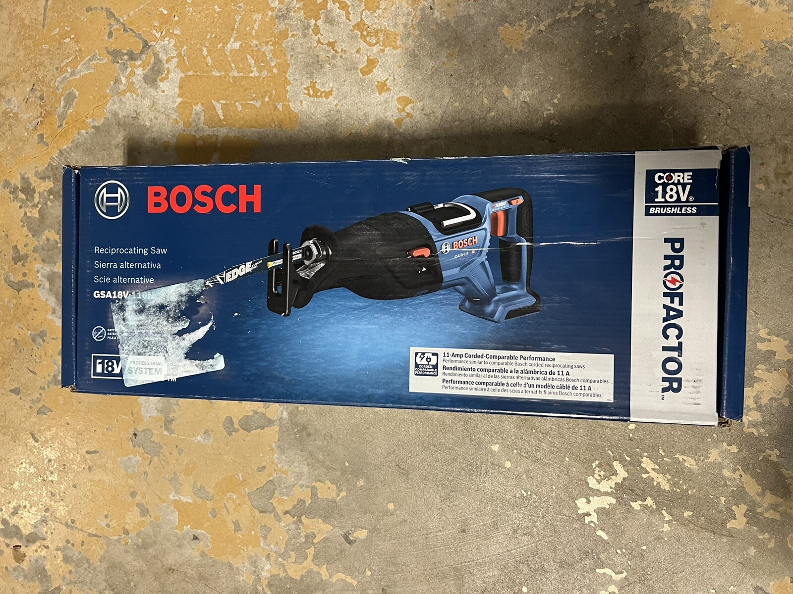 BRAND NEW BOSCH 18V PROFACTOR Reciprocating Saw (Tool Only) Model #GSA18V-110N BRAND NEW BOSCH 18V PROFACTOR Reciprocating Saw (Tool Only) Model #GSA18V-110N