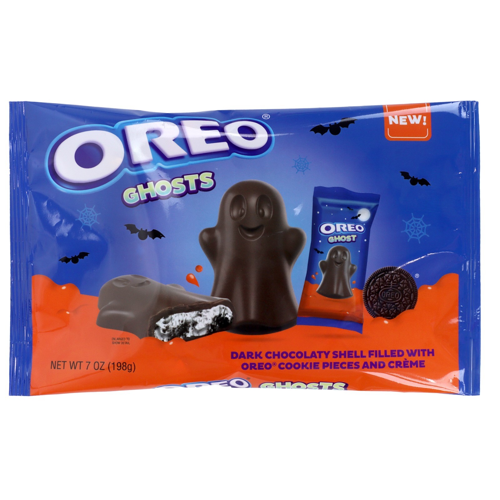 Frankford Oreo Cr?me Filled Dark Chocolate Ghosts Halloween Bag
