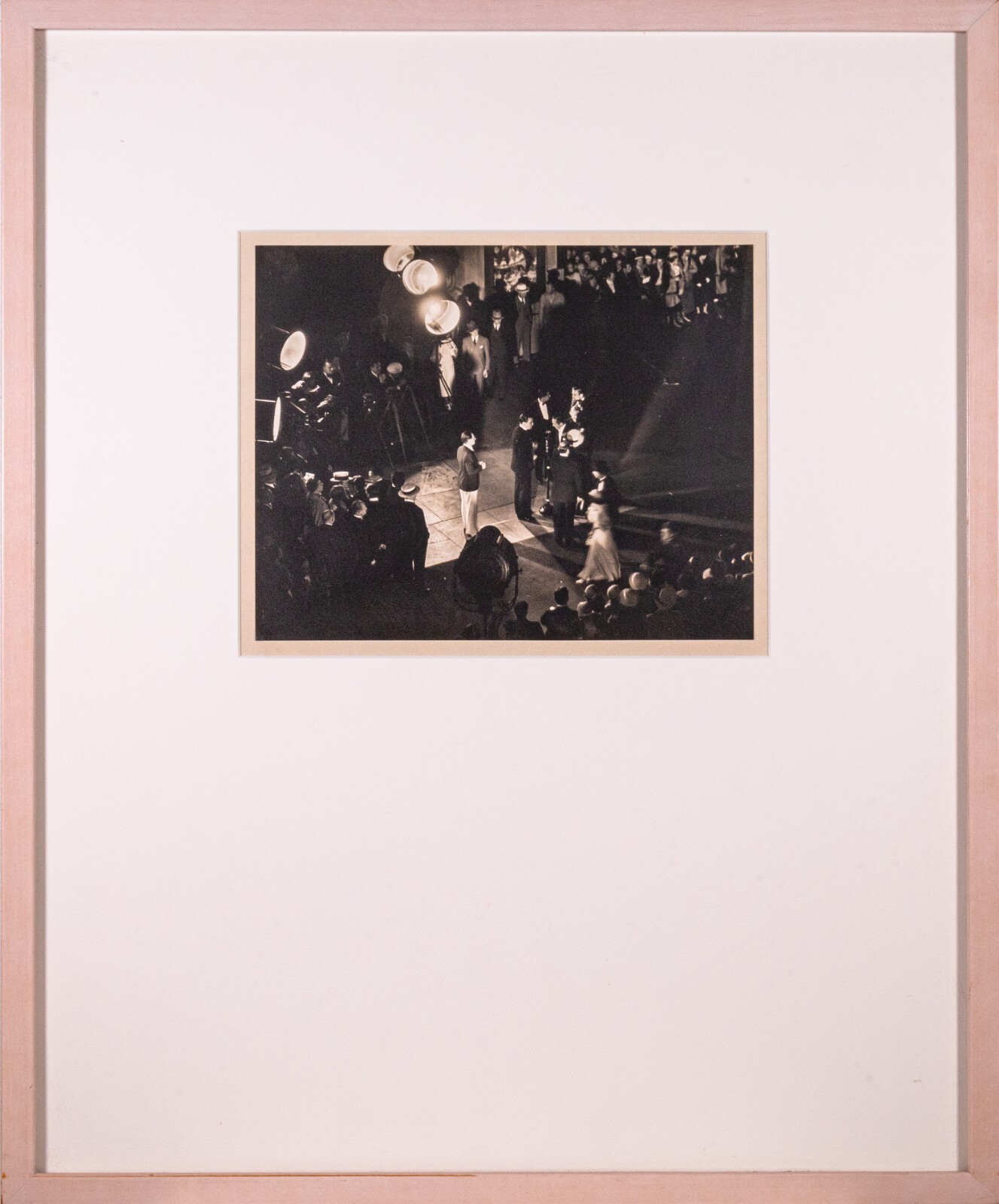Will Connell Grauman\'s Theater Silver Gelatin Photograph Print Framed 1930s
