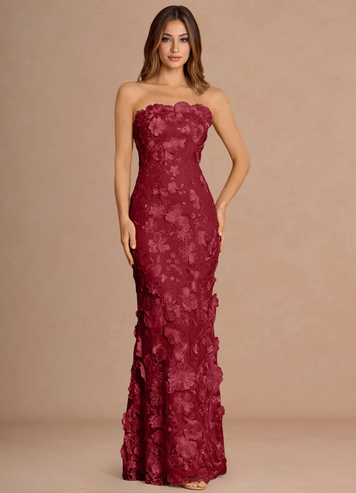 Azazie - Della Black Maxi Dress NWT