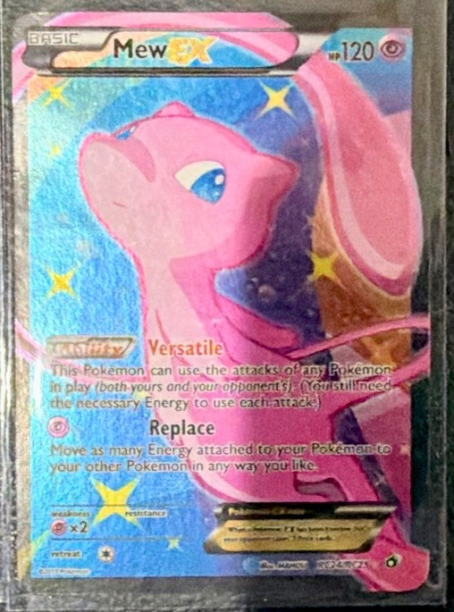 Mew EX RC24/RC25 Holo Legendary Treasures: Radiant Collection Pokemon LP