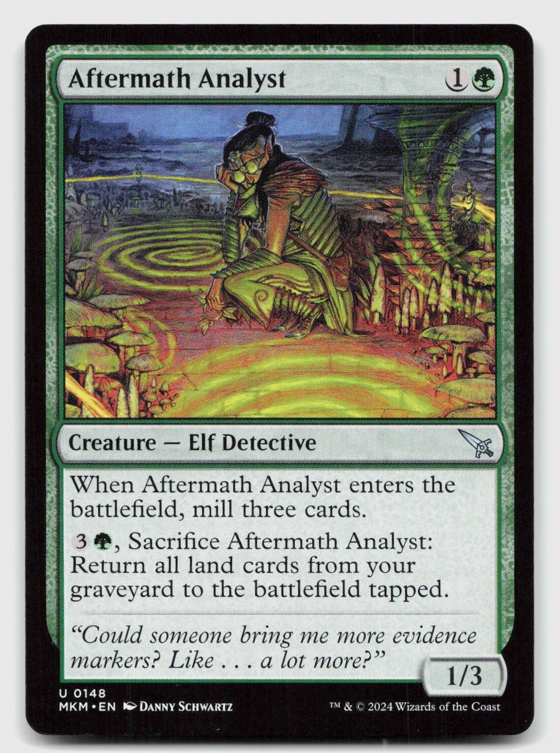 Aftermath Analyst 148 Uncommon Murders at Karlov Manor Magic: The Gathering NM