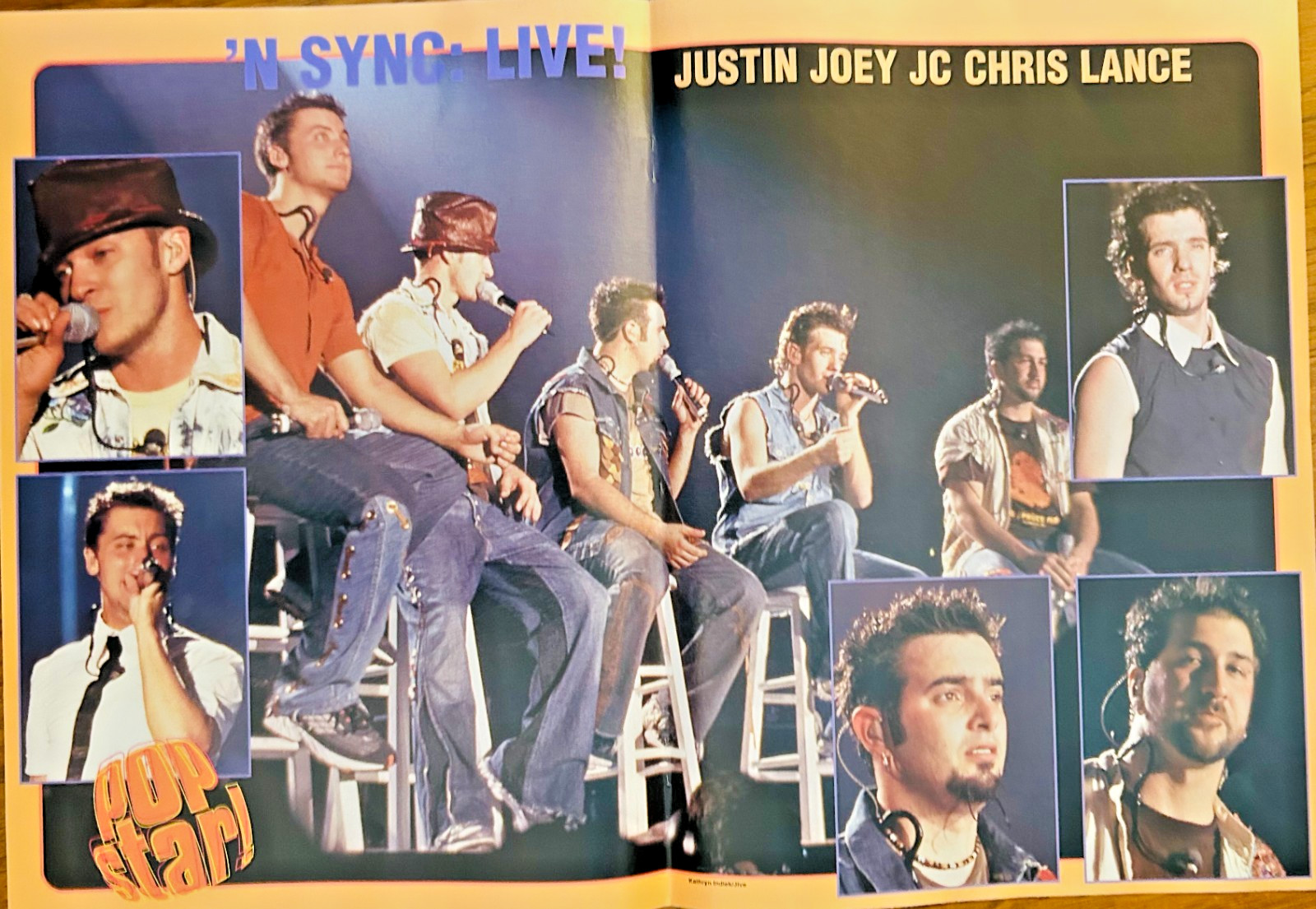 \'N Sync Live / Howie Dorough Double-Sided Pop Star Poster
