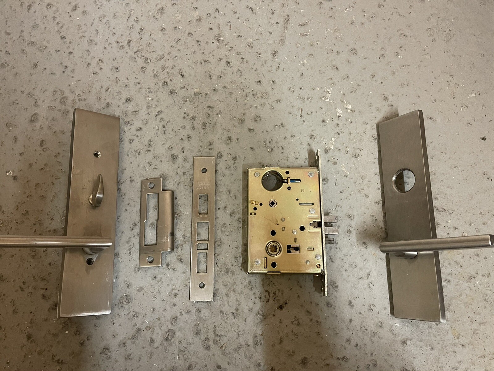 Marks USA 5 series mortise lock body and trim . Marks USA 5 series mortise lock body and trim .