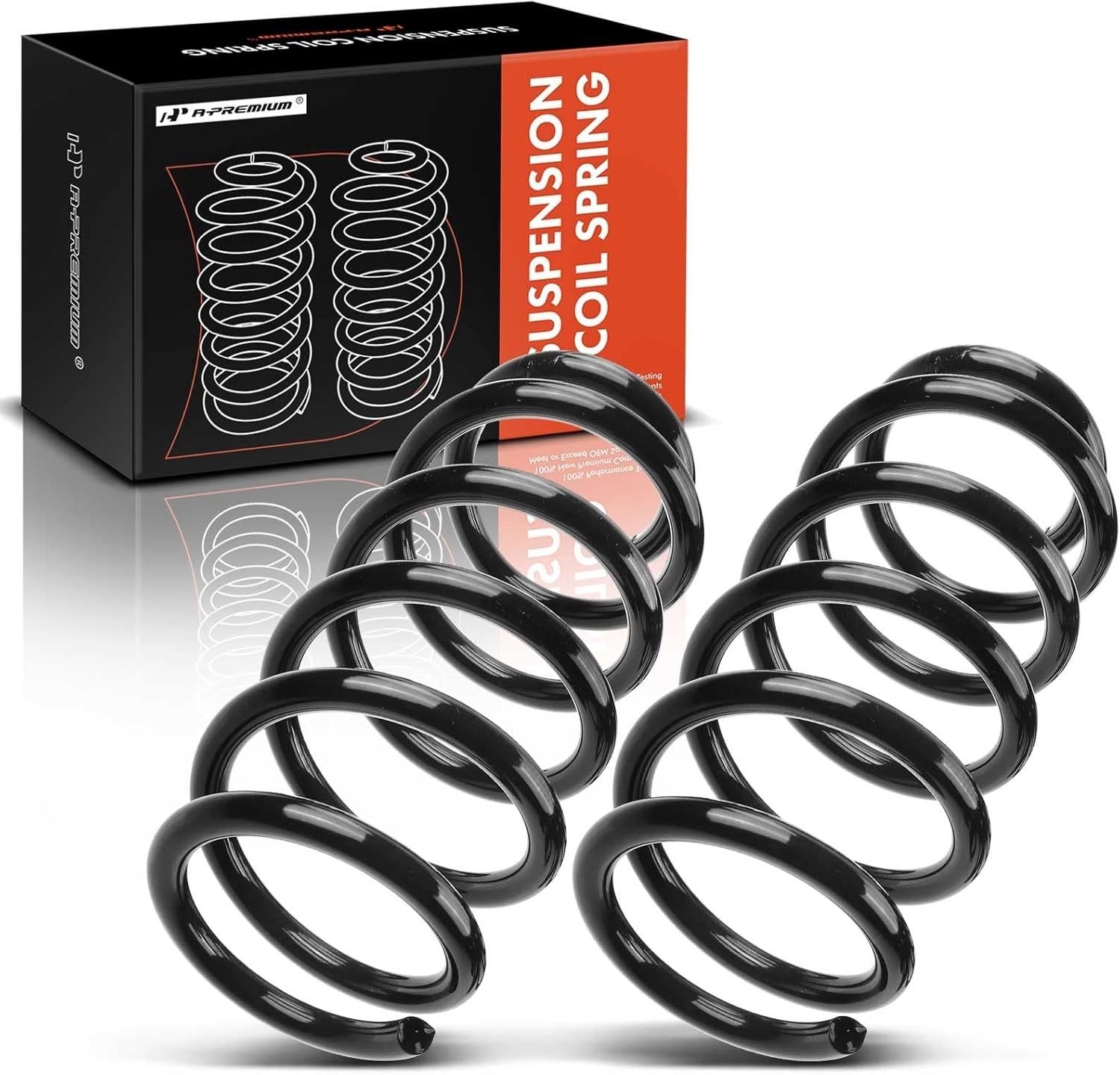 A-Premium Left Right Rear Suspension Coil Spring Set of 2 Compatible with Ford A-Premium Left Right Rear Suspension Coil Spring Set of 2 Compatible with Ford