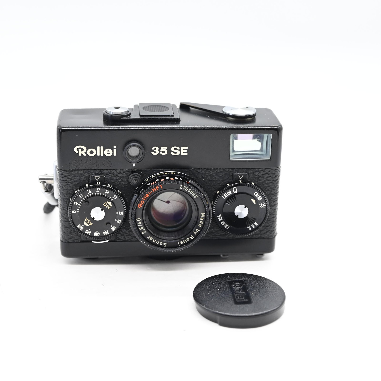 Rollei 35 SE Film Camera w/40mm f2.8 Lens Black #098