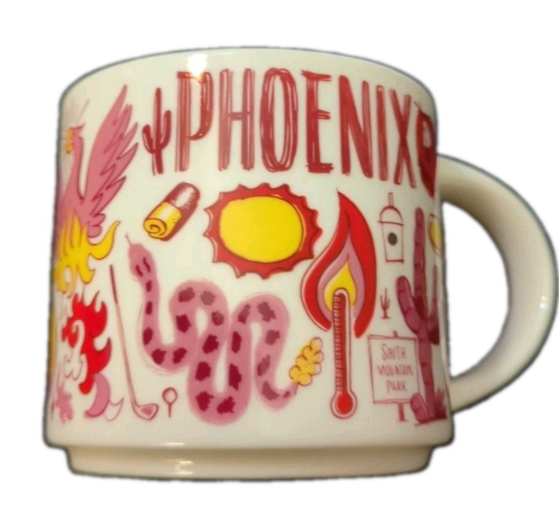 Starbucks Phoenix Been There Series Collection 14oz Coffee Tea Mug Cup New