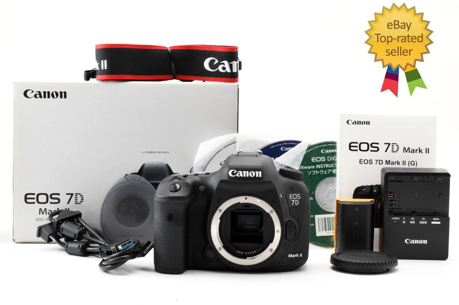 【Almost MINT w/Box】Canon EOS 7D Mark II 20.2MP Digital SLR Camera Body