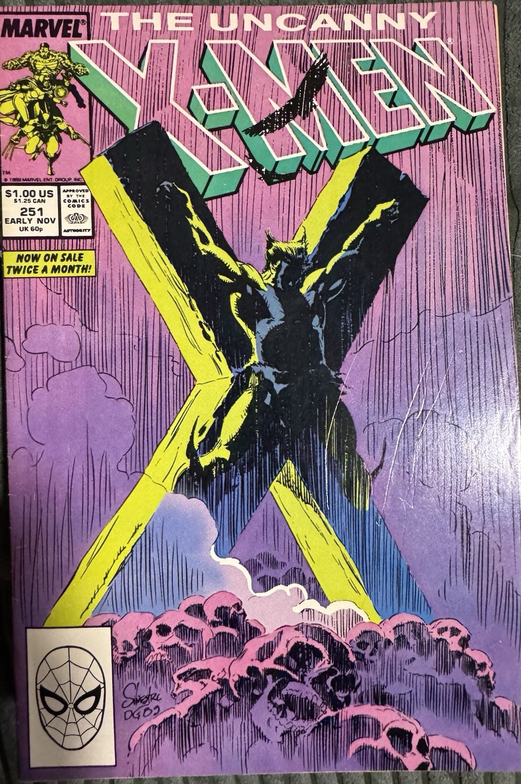 The Uncanny X-Men #251 (Marvel Comics Early November 1989) 🔥🔥🔥