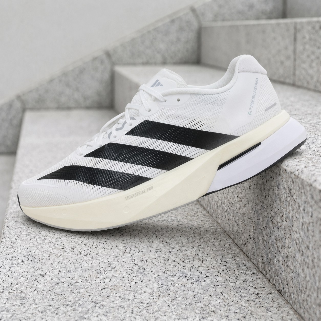 adidas Adizero Boston 13 Cloud White JS4939 Men\'s New adidas Adizero Boston 13 Cloud White JS4939 Men\'s New