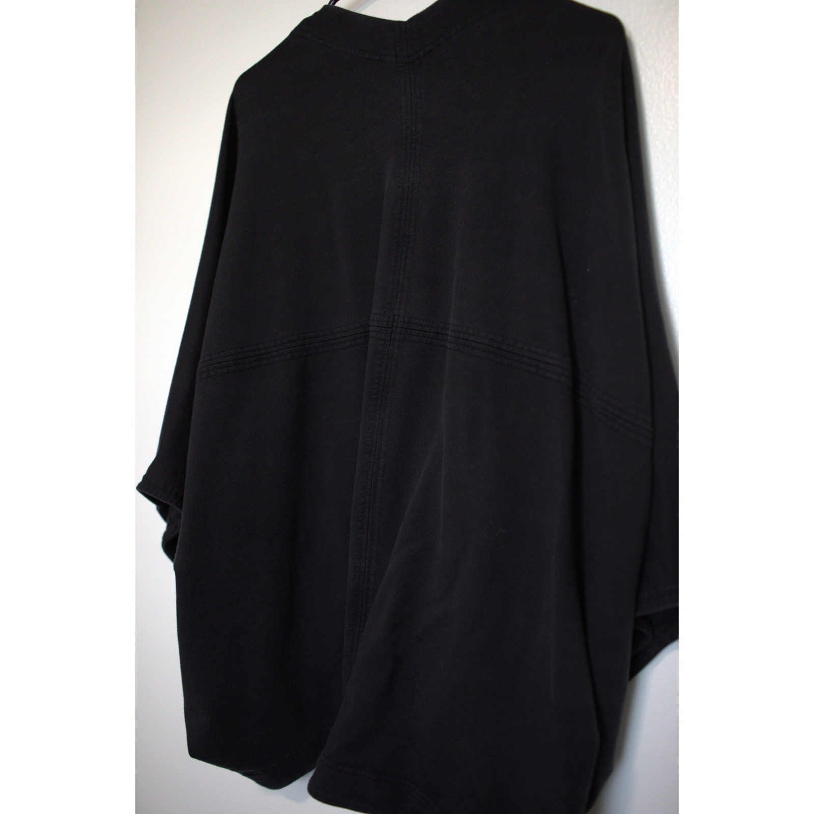 Athleta Womens Black Open Front Wrap Cardigan Kimono Sleeve Pockets Size M Athleta Womens Black Open Front Wrap Cardigan Kimono Sleeve Pockets Size M