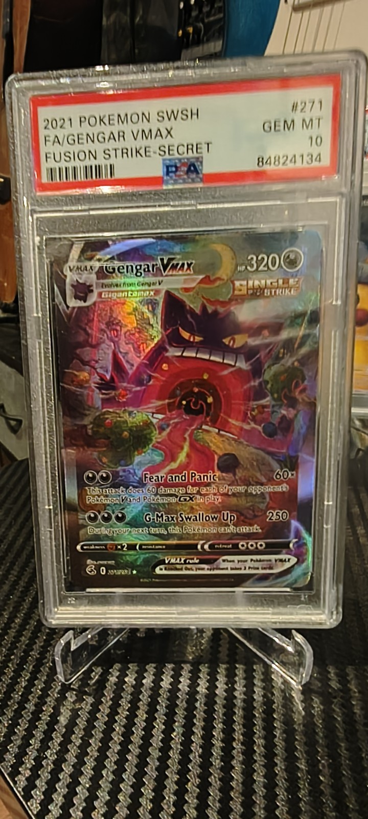 2021 pokemon swsh fa/gengar vmax psa 10 2021 pokemon swsh fa/gengar vmax psa 10