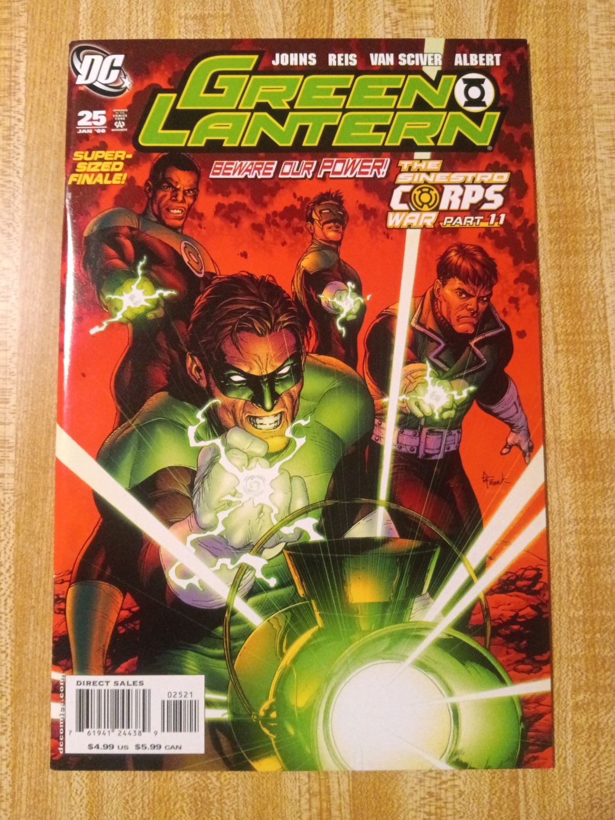 Green Lantern #25 Frank Variant 2008 1st Atrocitus & Larfleeze Green Lantern #25 Frank Variant 2008 1st Atrocitus & Larfleeze