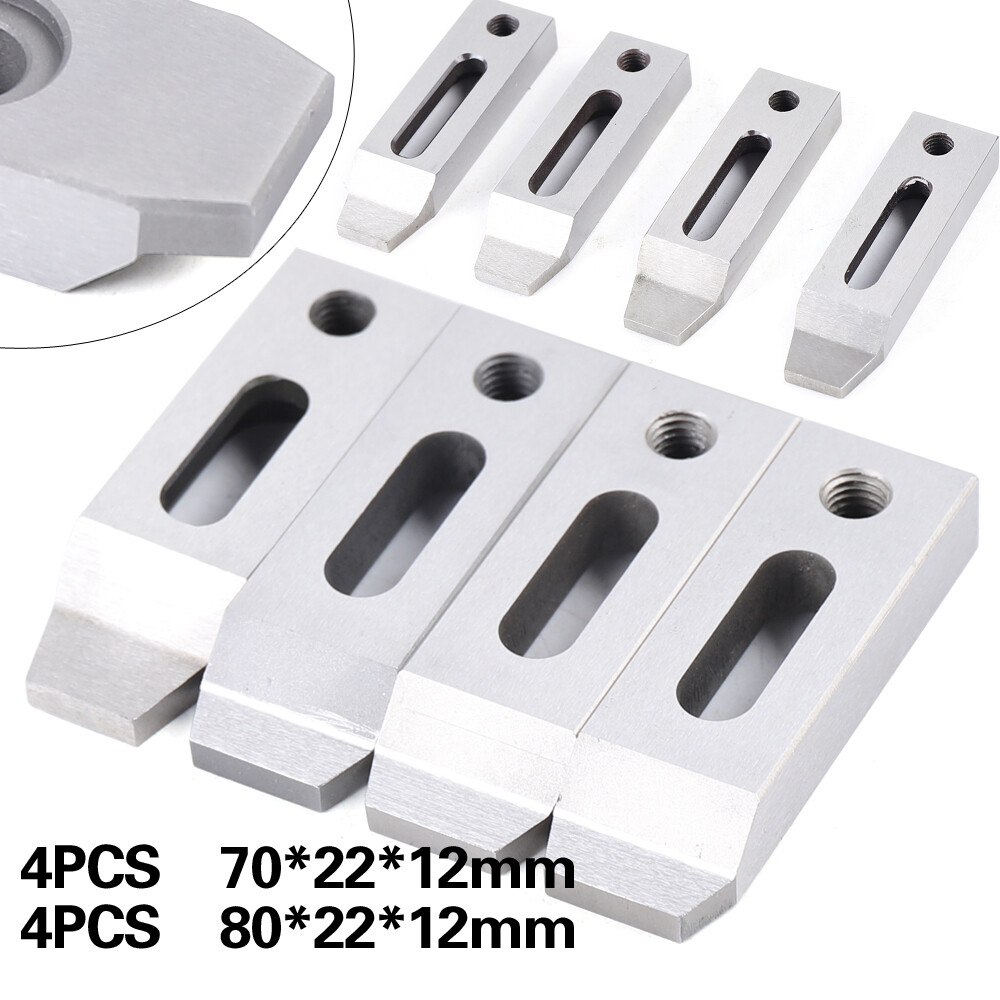 CNC Wire EDM Fixture Board 4PCS Stainless Jig Tool Clamping 70mm M8 Screw