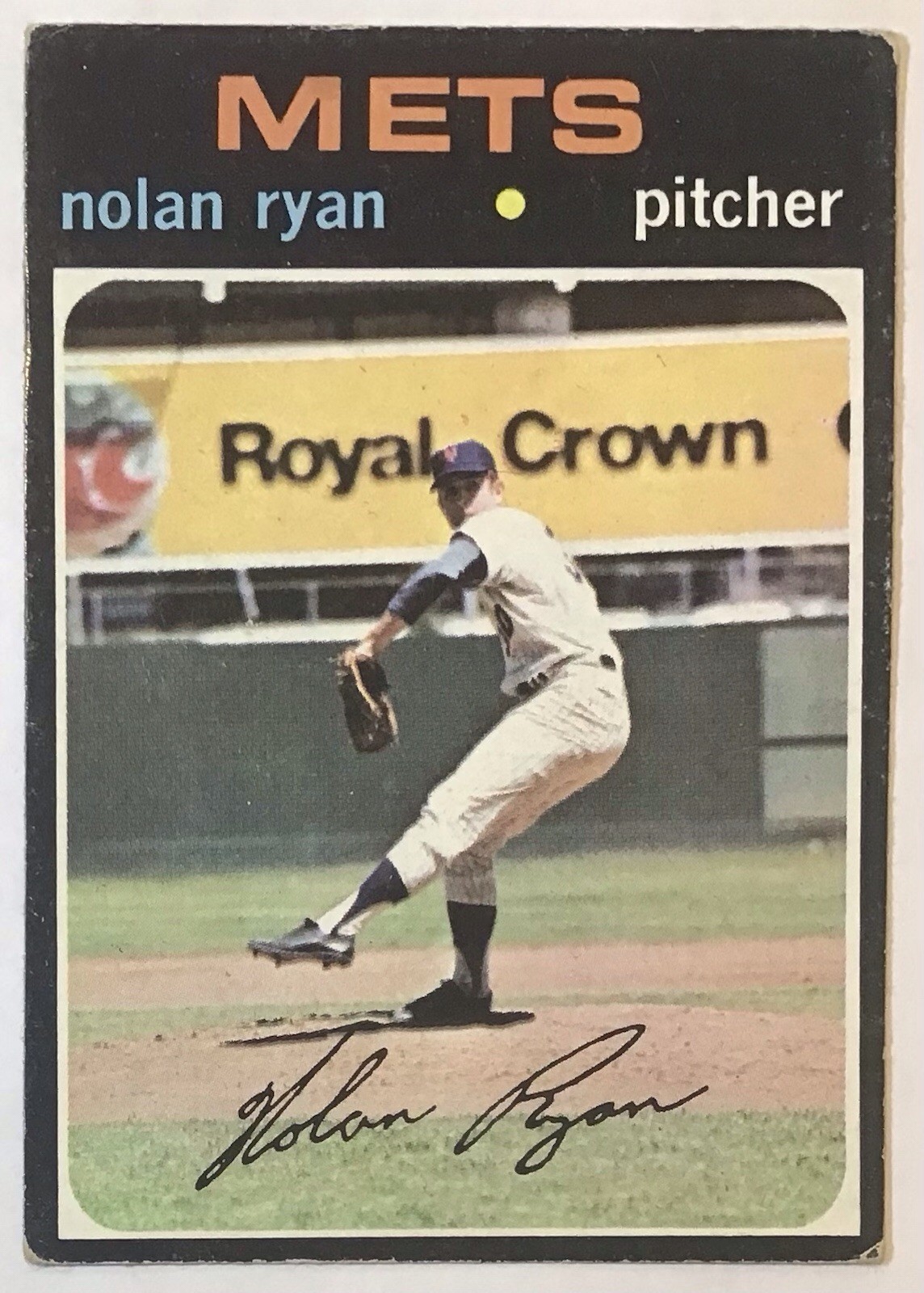 NOLAN RYAN 1971 TOPPS #513 EX VINTAGE NEW YORK METS HOF 