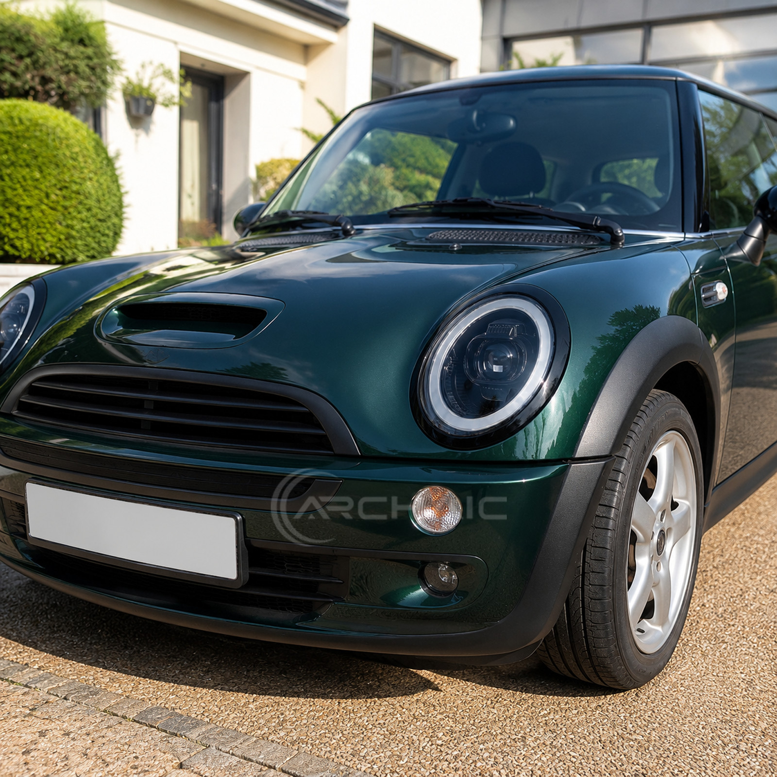 Pair Animation DRL LED Headlights For 2002–2008 Mini Coopers R50 R52 R53 Pair Animation DRL LED Headlights For 2002–2008 Mini Coopers R50 R52 R53