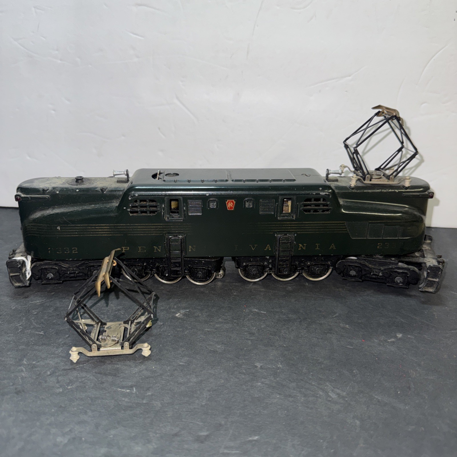 Lionel Postwar 2332 Electric Locomotive Pennsylvania GG1 1947 Green G46 Untested