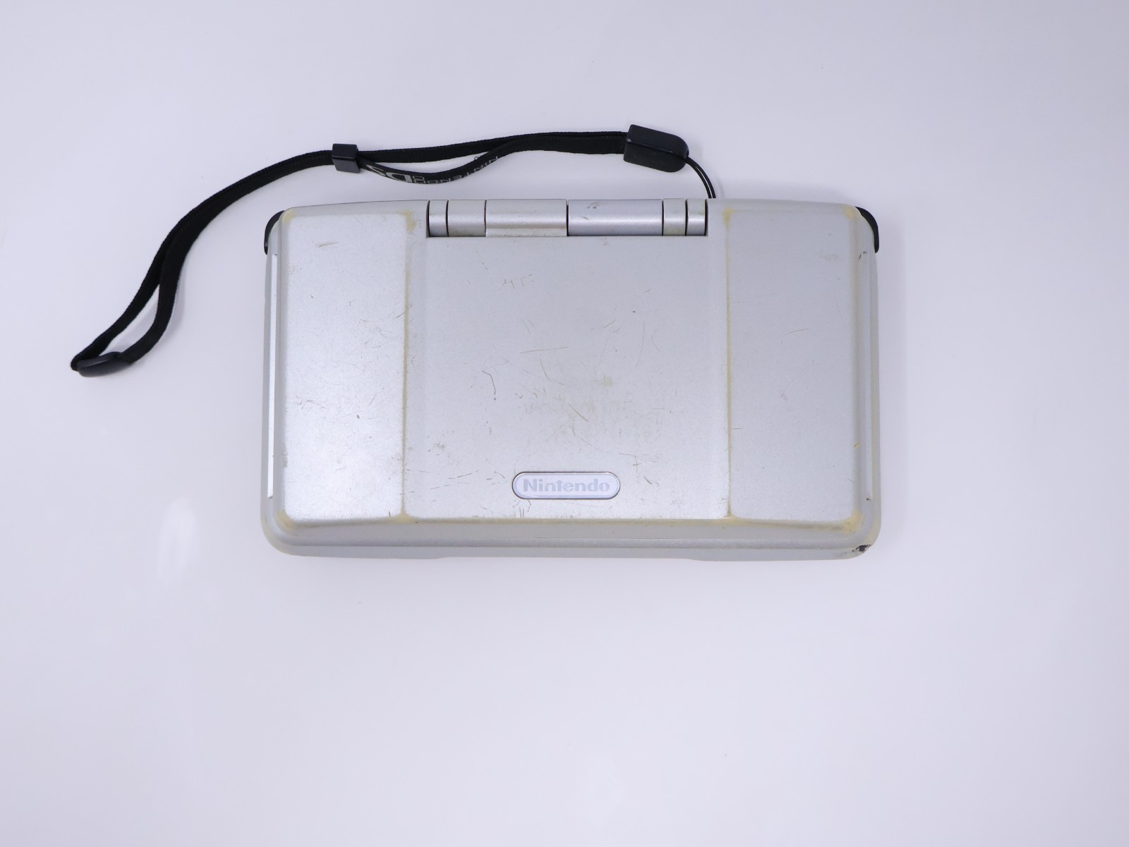 Nintendo DS Titanium Silver For Parts Handheld Console System Good Hinge Nintendo DS Titanium Silver For Parts Handheld Console System Good Hinge