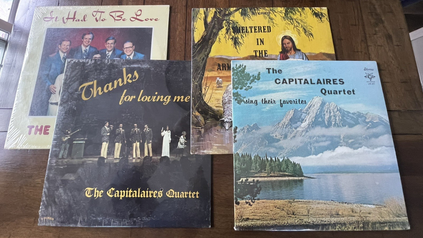 RARE Lot of 4 NEW Sealed Vinyl LPs - The Capitalaires Quartet, Religious Gospel
