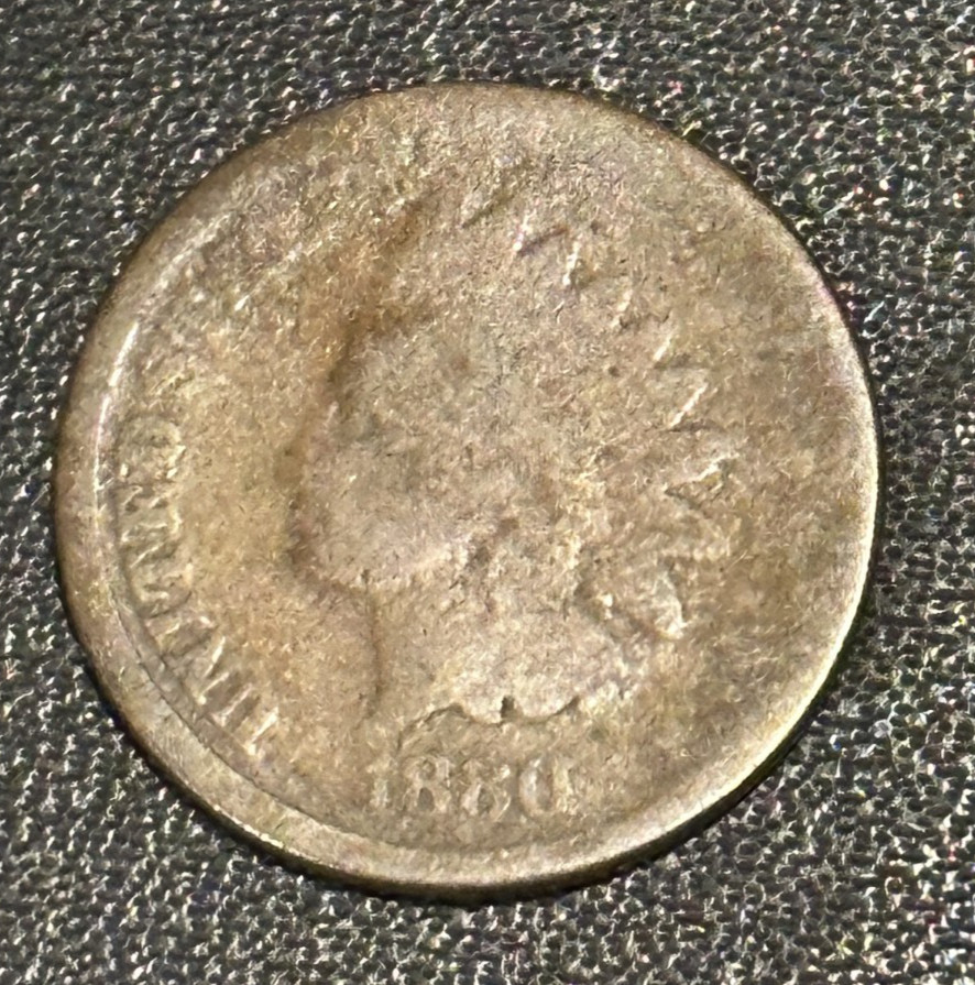 1880 Indian Head Cent Penny  