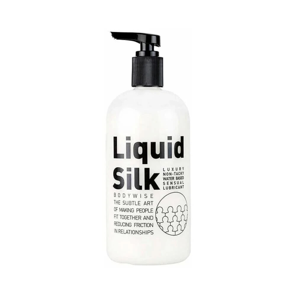Liquid Silk Luxury Non Tacky Water Based Sensual Personal Lube - 8.45oz Liquid Silk Luxury Non Tacky Water Based Sensual Personal Lube - 8.45oz