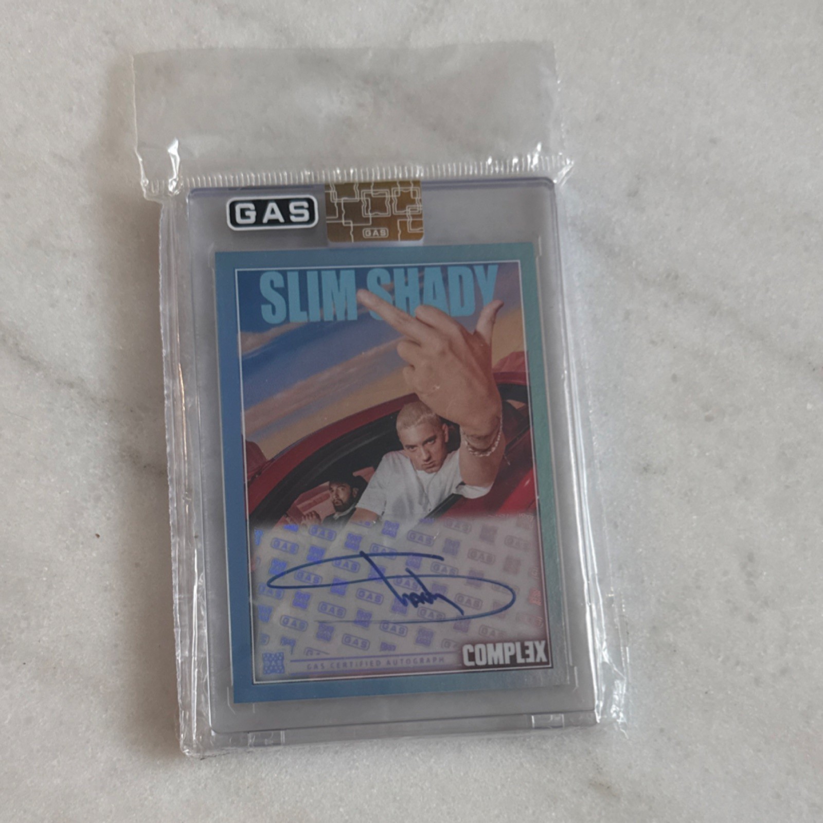 GAS Trading Cards COMPLEX Slim Shady C-2 Autographed Serial Numbered 2024