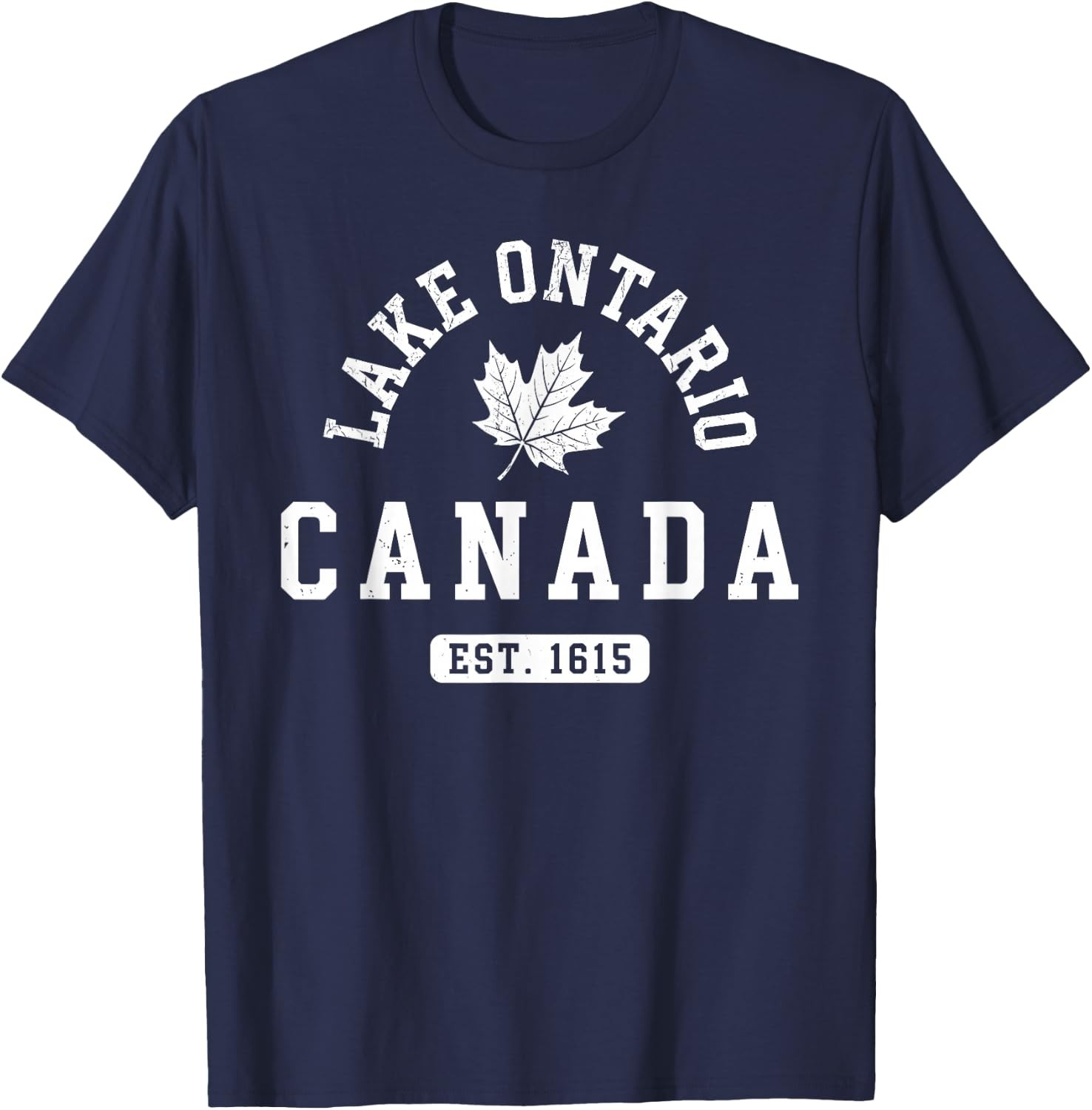 Lake Ontario Canada Vintage EST 1615 Canadian Pride Unisex T-Shirt