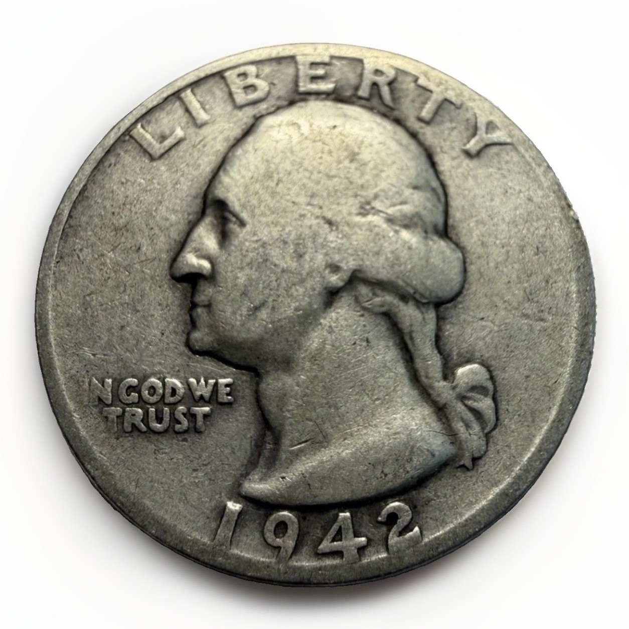 1942-S Washington Silver Quarter (VG) *Lower Mintage Tough Date*