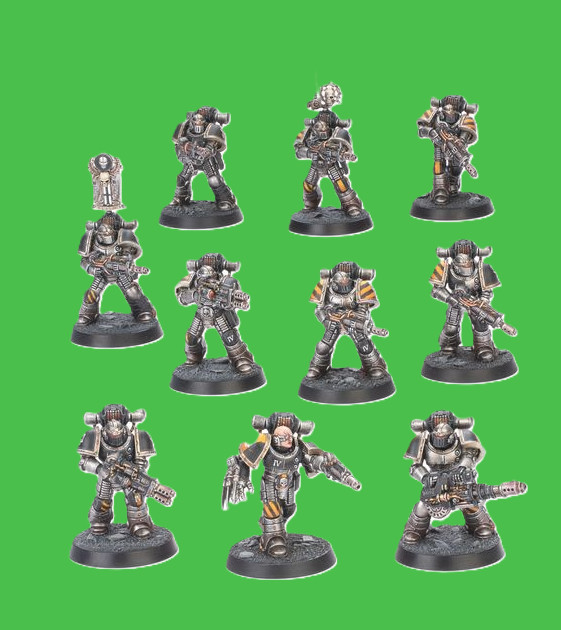 Warhammer 30k SM Legions MKII Tactical Squad PLUS Disintegrators sprue NEW NOBOX