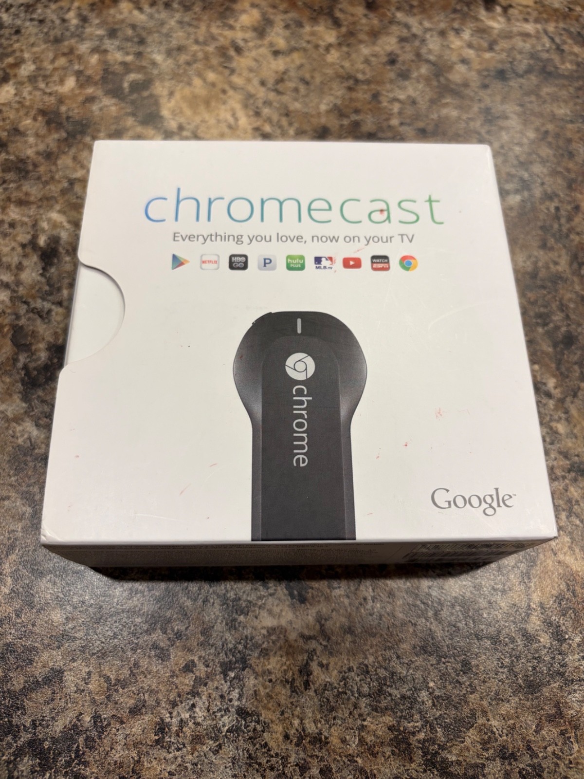 Google Chromecast (1st Generation) Streaming Media Player - H2G2-42 (Black) NEW