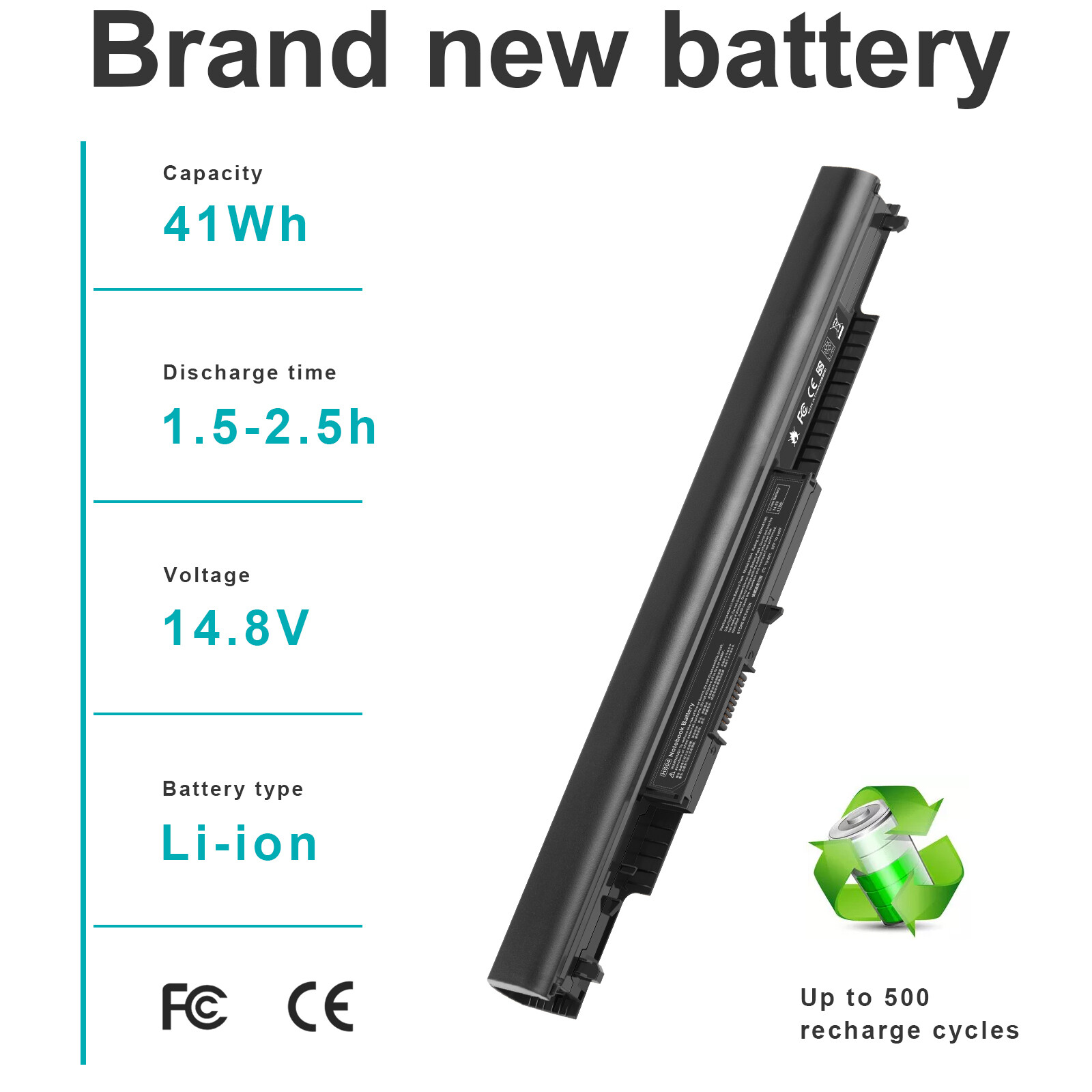🧡LOT 1-50x HS04 HS03 Battery For HP 807956-001 807957-001 807612-421 HSTNN-LB6U 🧡LOT 1-50x HS04 HS03 Battery For HP 807956-001 807957-001 807612-421 HSTNN-LB6U
