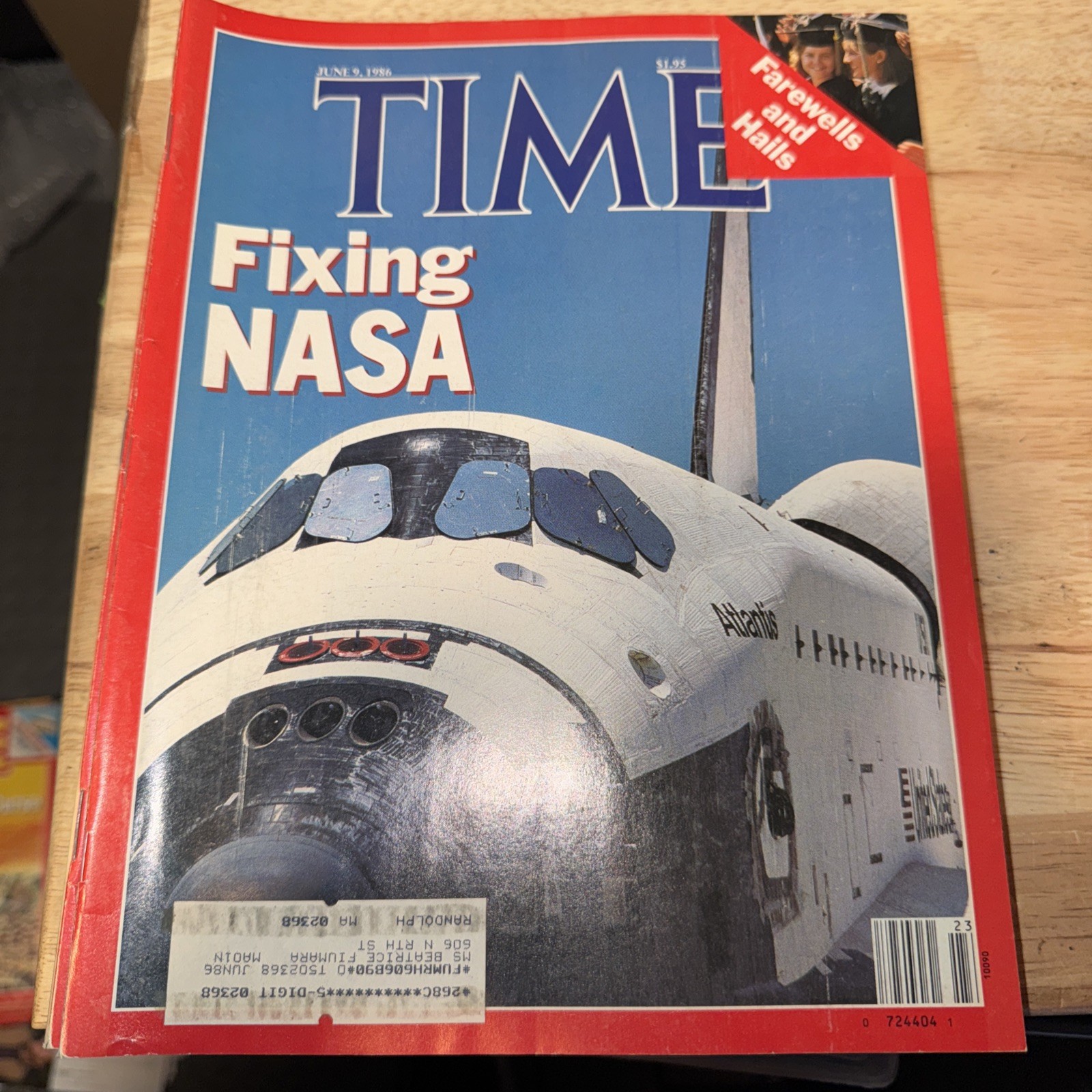VNTG TIME Magazine Lot of 10 From the 1986- Gooden, NASA, Mario Issues Etc