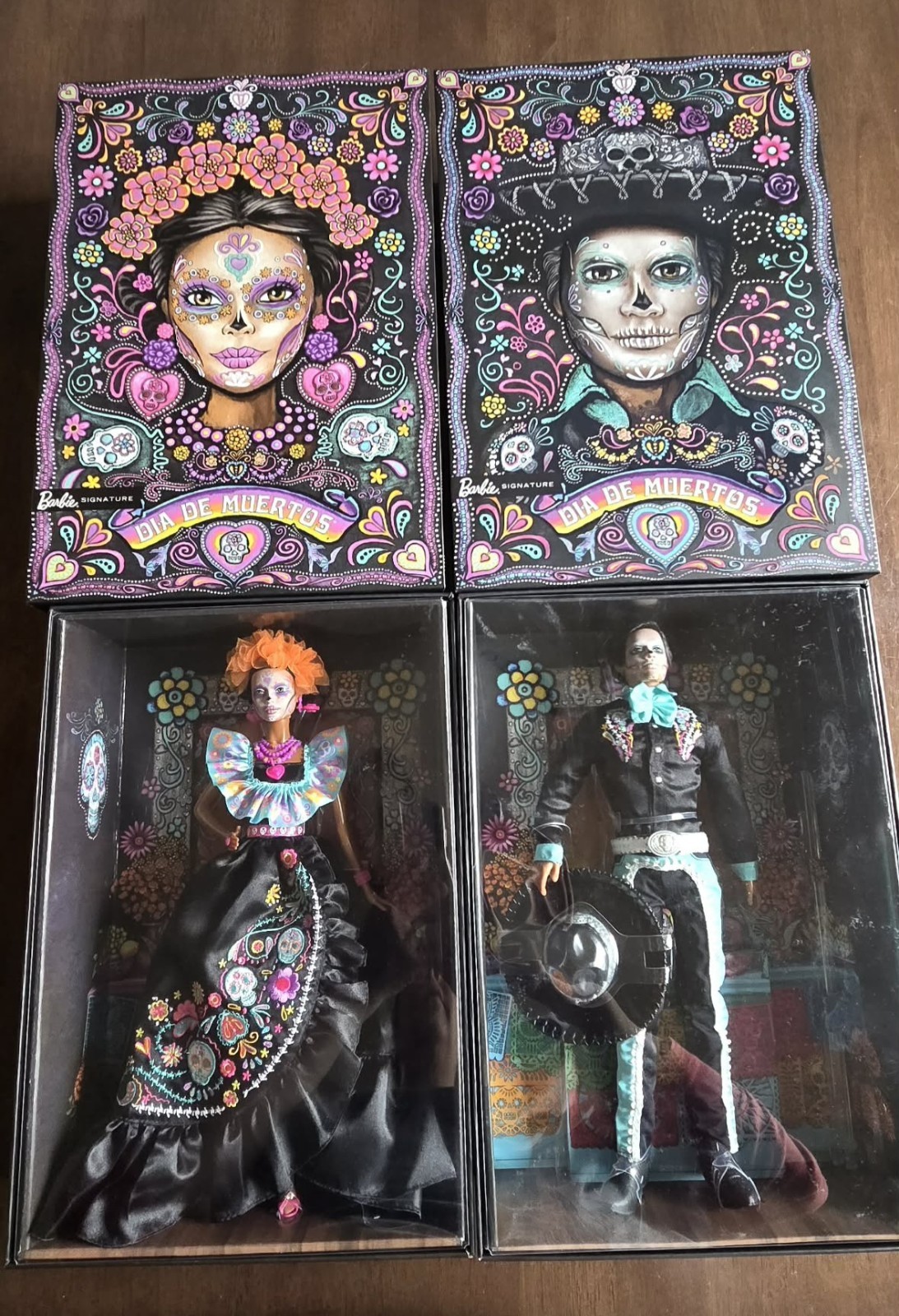🌼💀2024 Barbie Signature Día De Muertos Barbie & Ken Collector Doll Set💀🌼