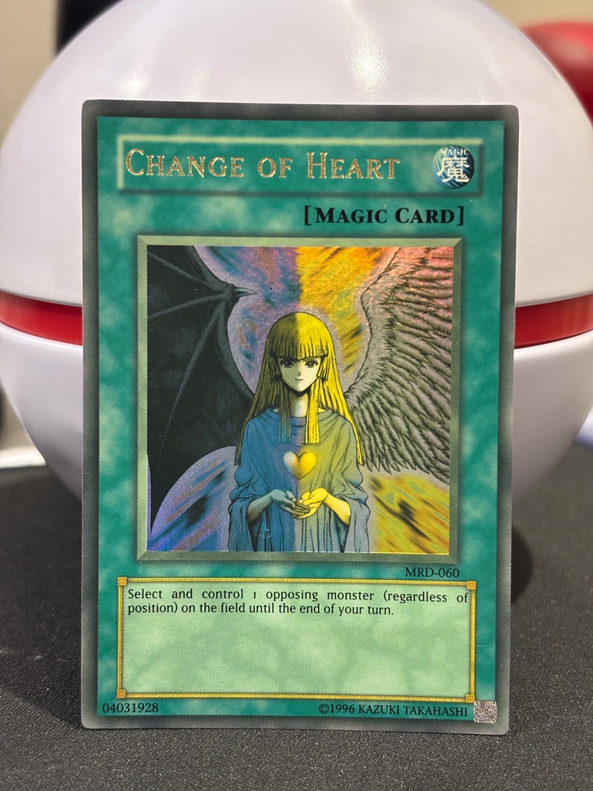 Heavy Faded Misprint - Change Of Heart MRD-060 Unlimited Yu-Gi-Oh TCG Heavy Faded Misprint - Change Of Heart MRD-060 Unlimited Yu-Gi-Oh TCG