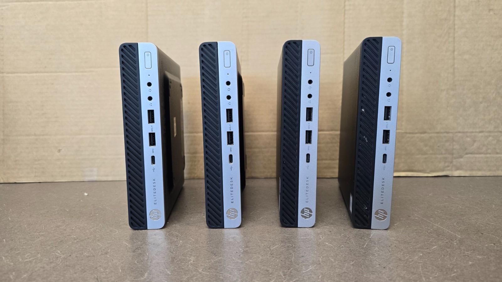 (Lot of 4) HP EliteDesk 800 G3 DM Intel Core i5-7500T 8GB RAM *NO HDD/AC* #21