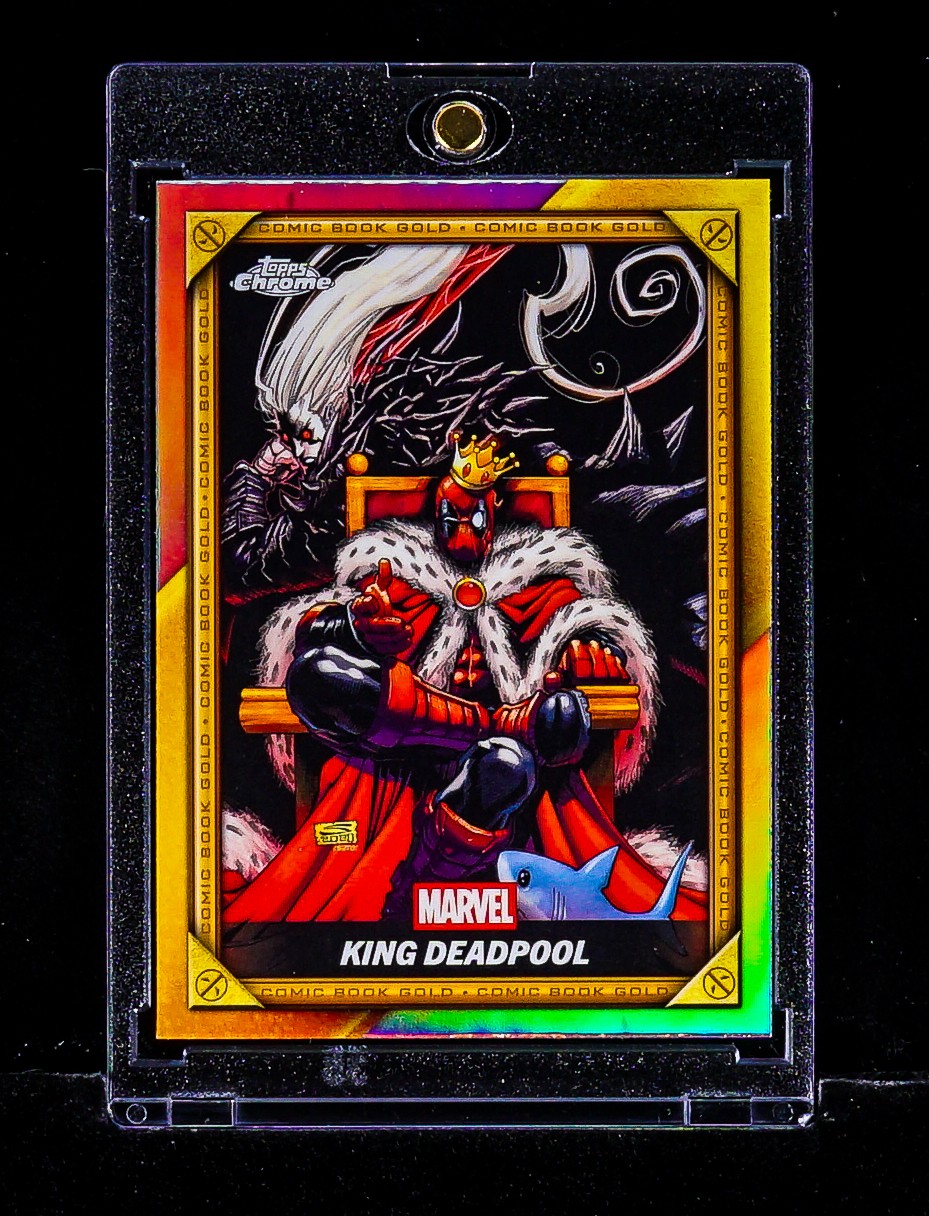 King Deadpool RARE COMIC BOOK GOLD CARD Marvel