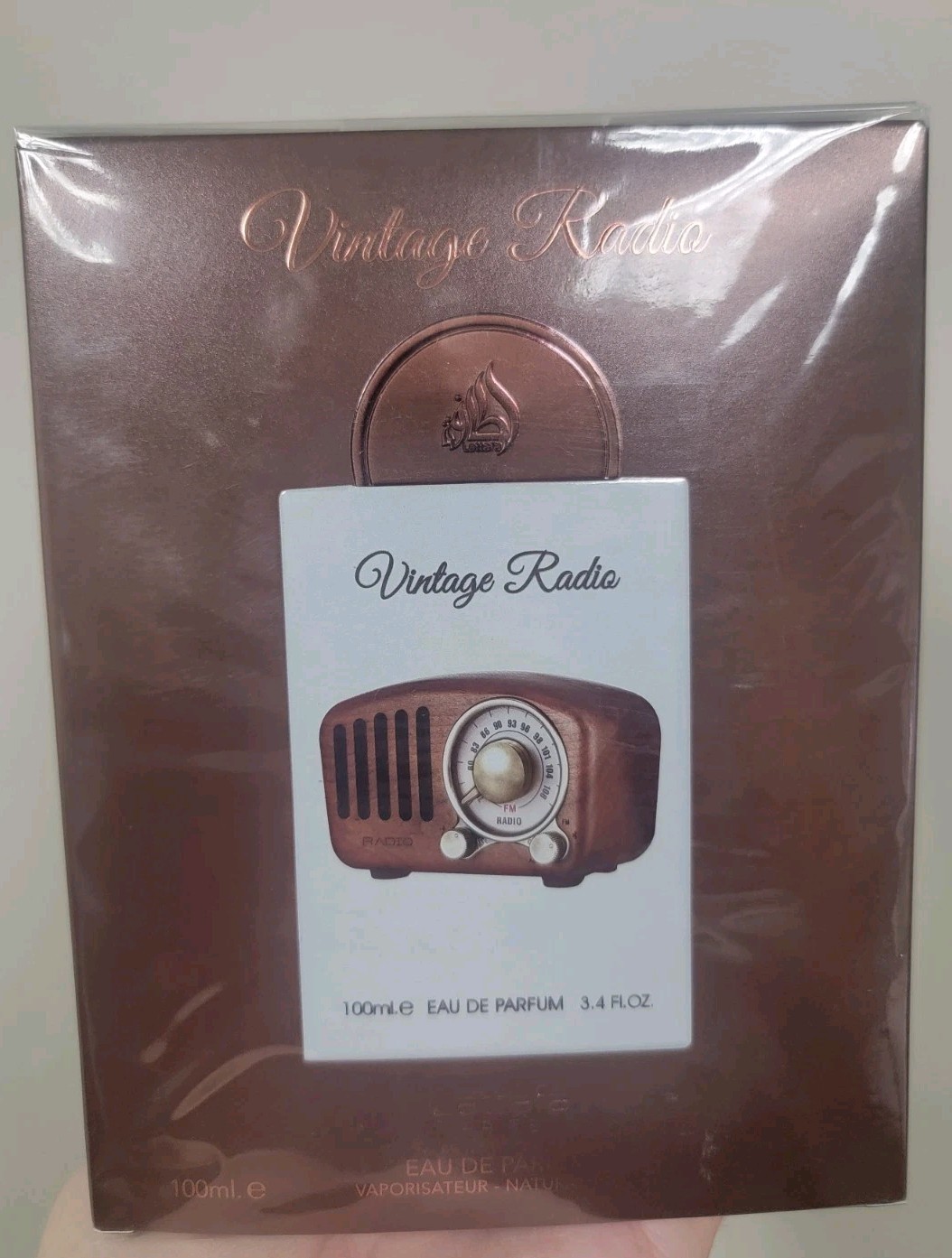 Vintage Radio by Lattafa, 3.4 oz EDP Spray for Unisex