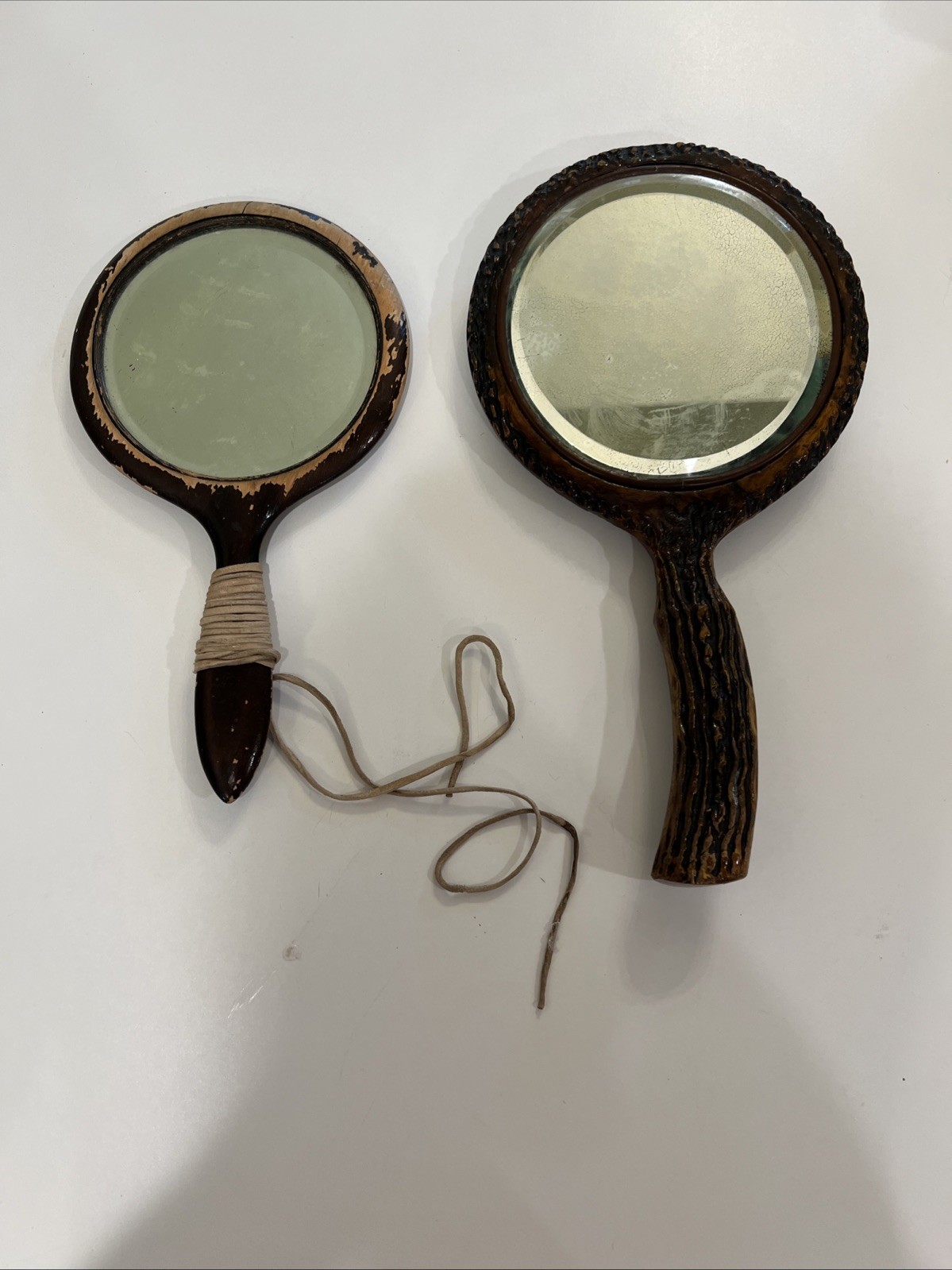 Antique Vintage Hand Mirror Lot Women’s 1920s-1940s Lot Of 2 As Is Antique Vintage Hand Mirror Lot Women’s 1920s-1940s Lot Of 2 As Is