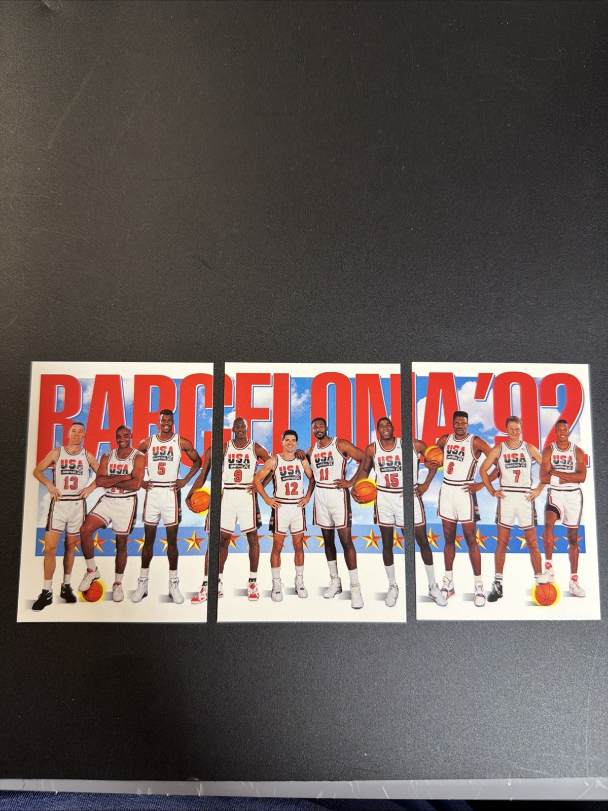 1992 Skybox Barcelona '92 Dream Team 3 card set  Michael Jordan