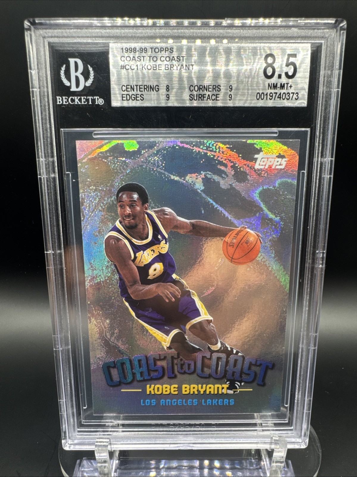 1998-99 Topps - Coast to Coast Kobe Bryant #CC1 BGS 8.5