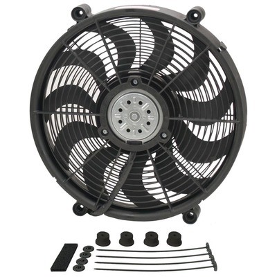DERALE 17in High Output Electrc Fan Std Kit- 18217