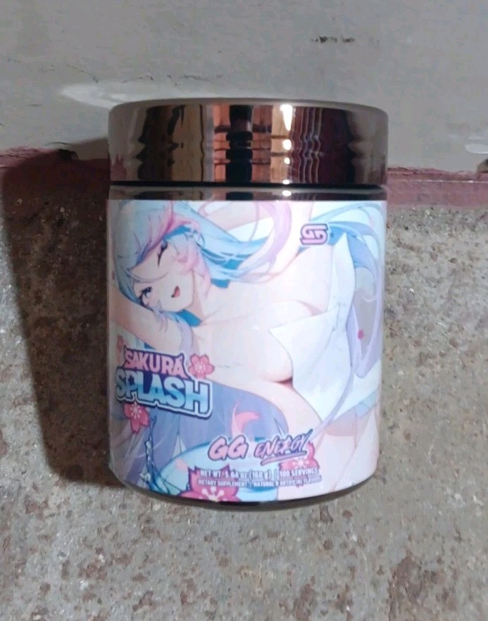 New Gamersupps GG Energy Sakura Splash by Silvervale 100 Servings Expires 02-27