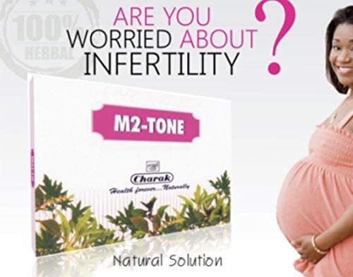 30 Tablets Of Charak M2 Tone Tab For Female Infertility & Menstrual Problems