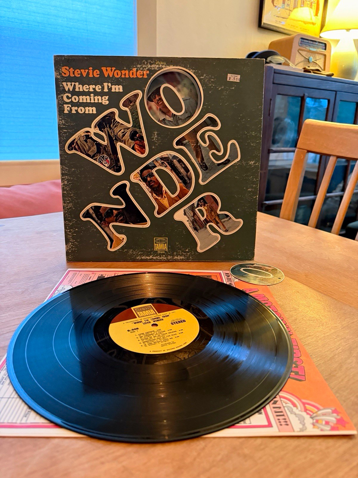 Stevie Wonder Where I'm Coming From LP Tamla TS 308 1971 Mobile OG; NM/VG