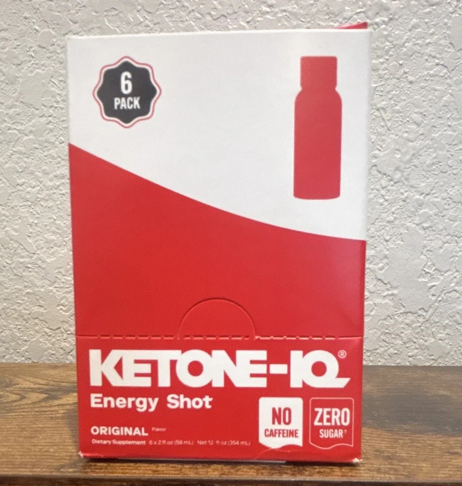 Ketone‑IQ Original 6‑Pack – Clean Ketone Energy Shots | Caffeine‑Free Focus