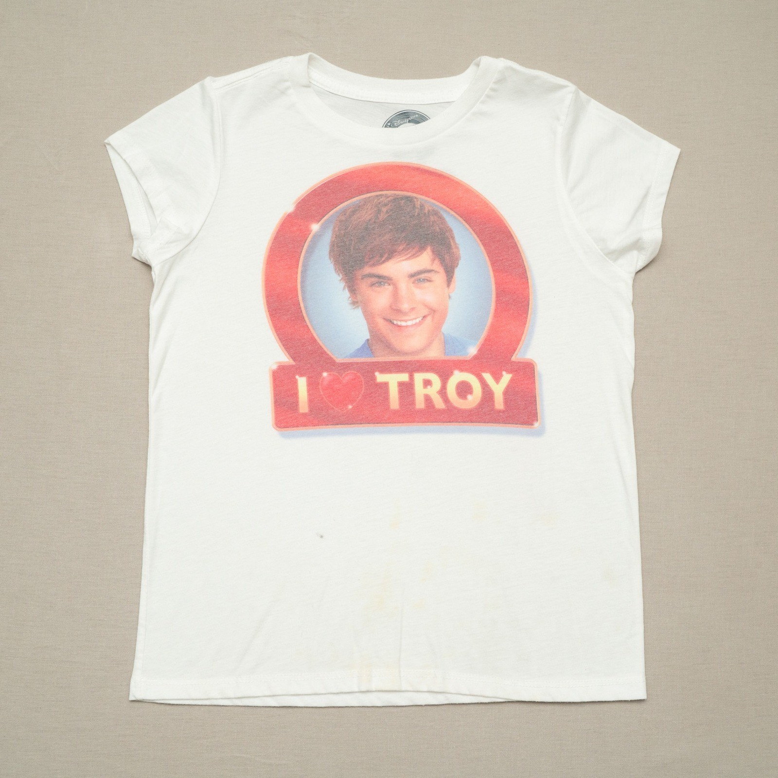 Y2k 2000s Disney Tween I Heart Troy Baby T Shirt Zac Effron High School Musical