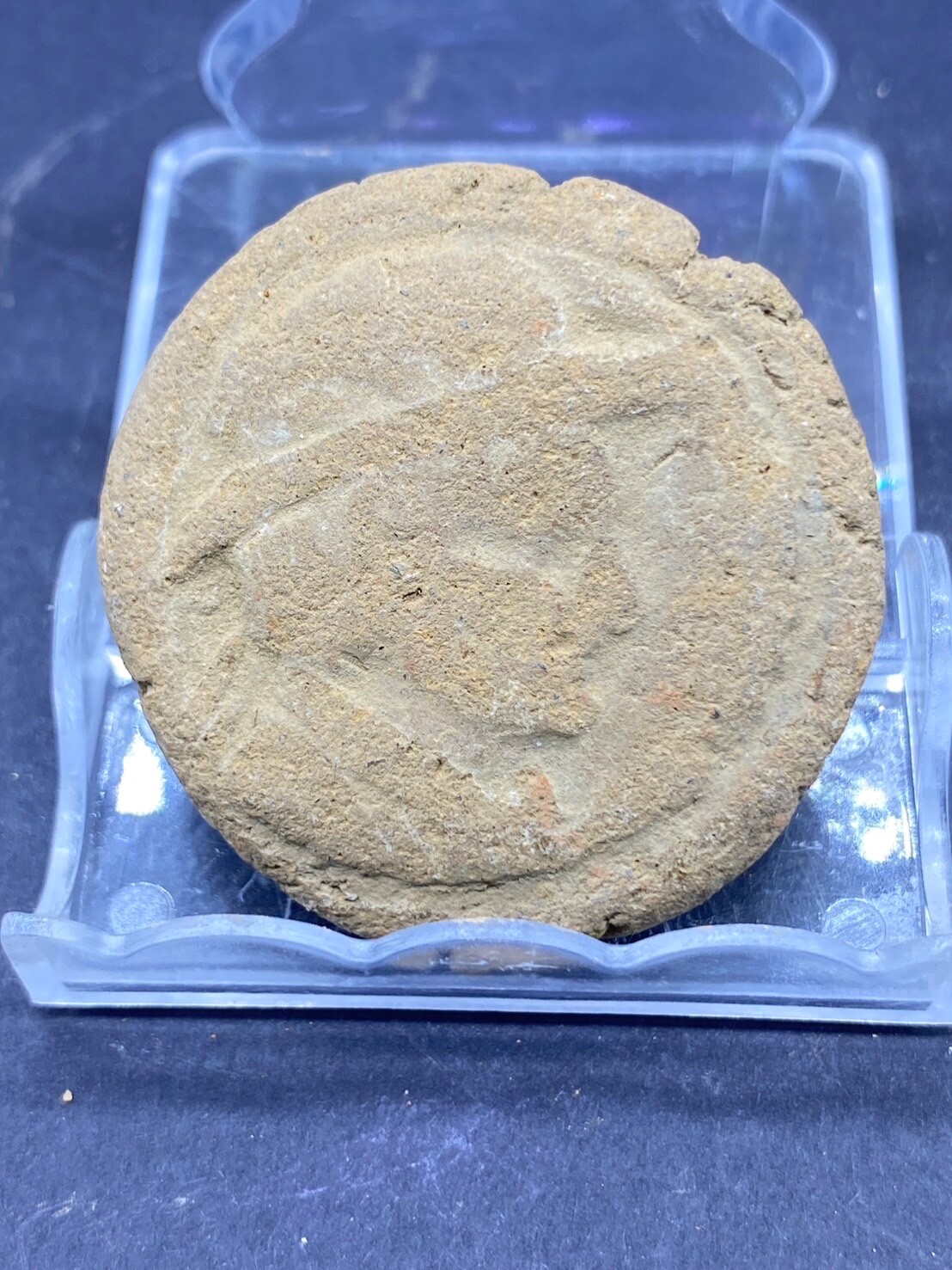 Extremely Amazing Ancient Old Roman Greek Bactrian Double faces Clay Terccotta C