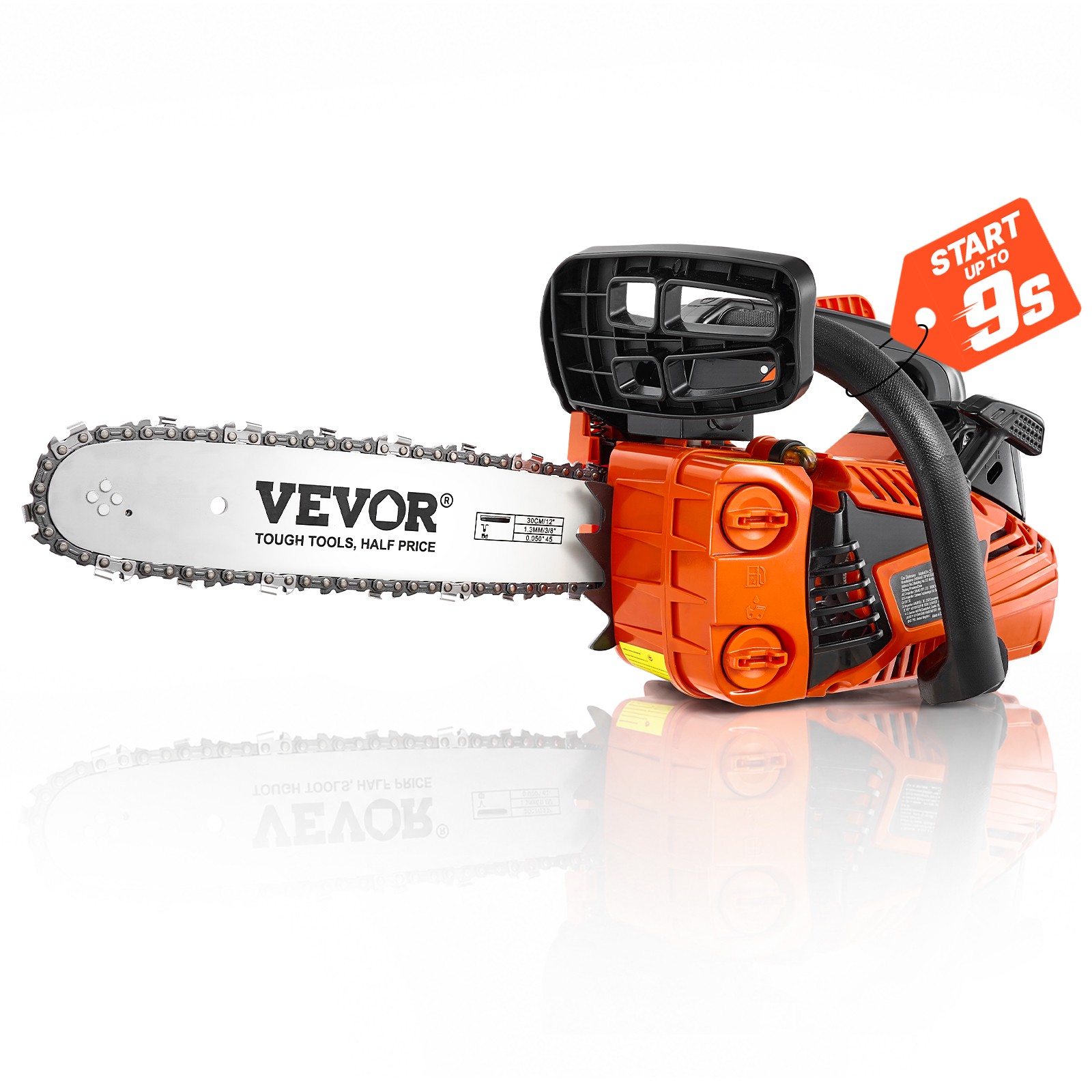 VEVOR Gas Powered Chainsaw 25.4CC 12\