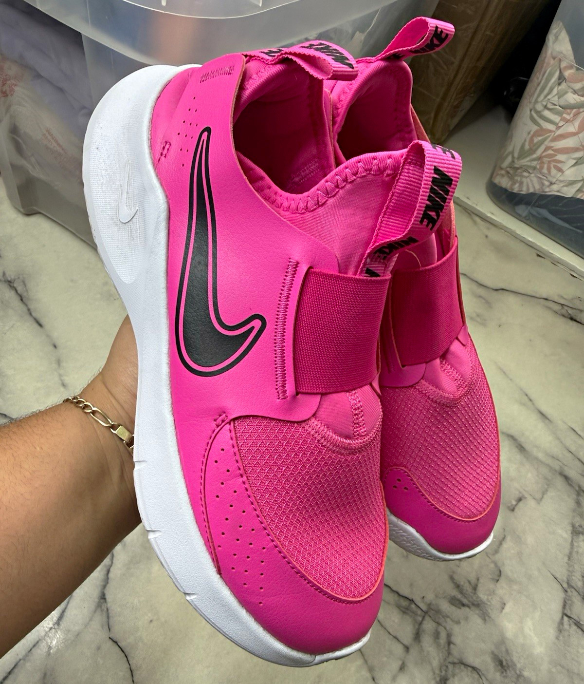 Nike Unisex Kids Pink/White/Black Slip-On Low Top Sneakers US 6Y FN1294-602 Nike Unisex Kids Pink/White/Black Slip-On Low Top Sneakers US 6Y FN1294-602