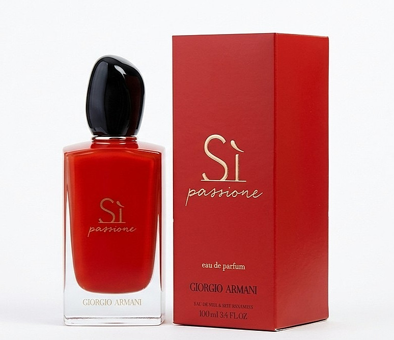 Giorgio Armani Sì Passione Eau De Parfum Spray 3.4 oz / 100 ml Women – New Giorgio Armani Sì Passione Eau De Parfum Spray 3.4 oz / 100 ml Women – New